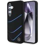 Etui Mercedes Silicone Contrasted Curves MagSafe na Samsung Galaxy S25