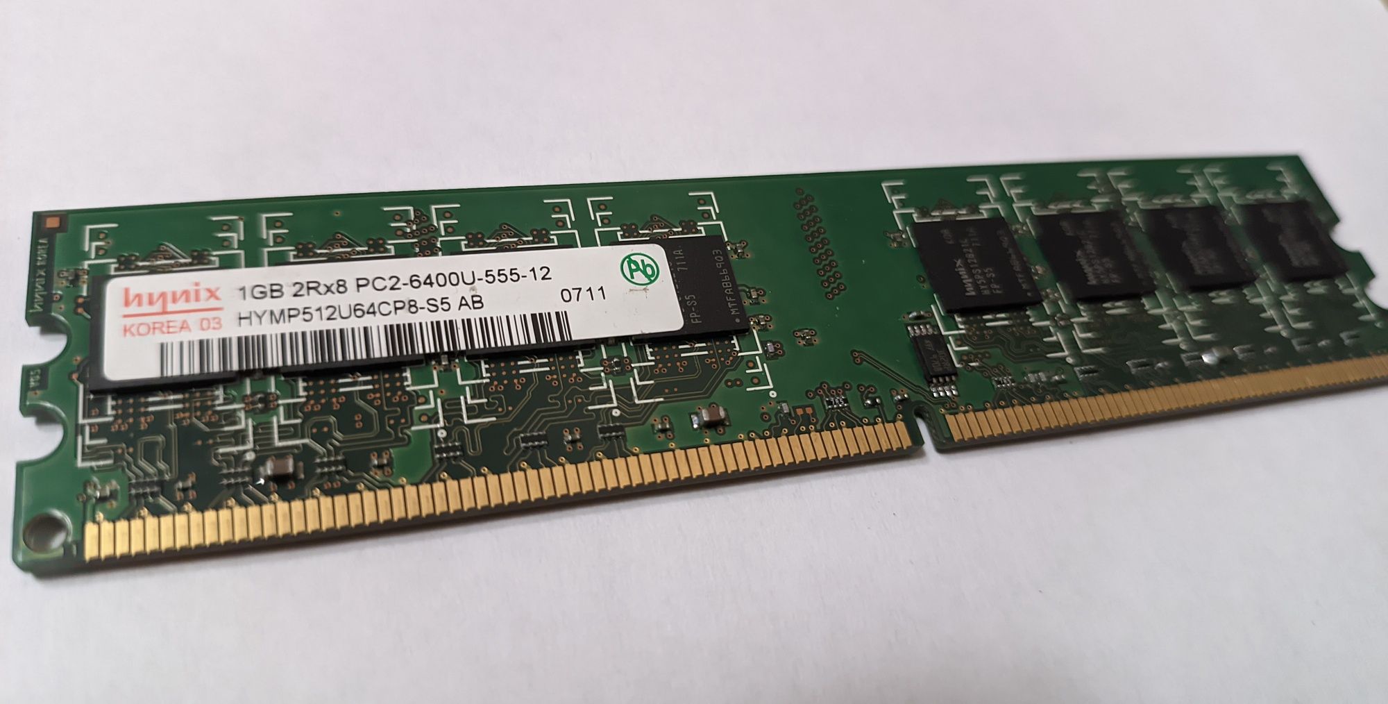 ОЗУ DDR2 1GB ×2, DDR3 2GB ×2, DDR4 4GB