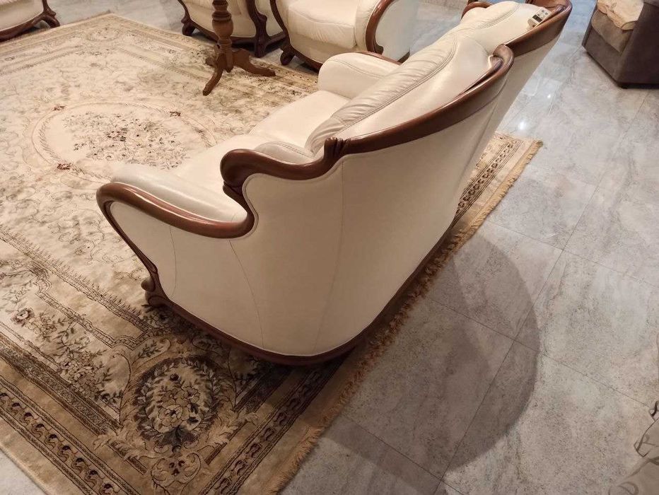 Диван(3х и 2х) и кресла 2 натуральная кожа (Италия)