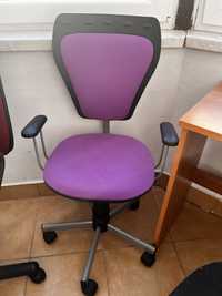 Fotel obrotowy krzeslo biurowe z kolkami