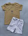 Bluzka, koszulka, t-shiry, spodenki, Next, r. 98
