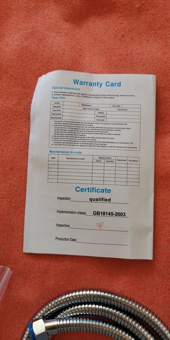 Coluna de duche a estrear