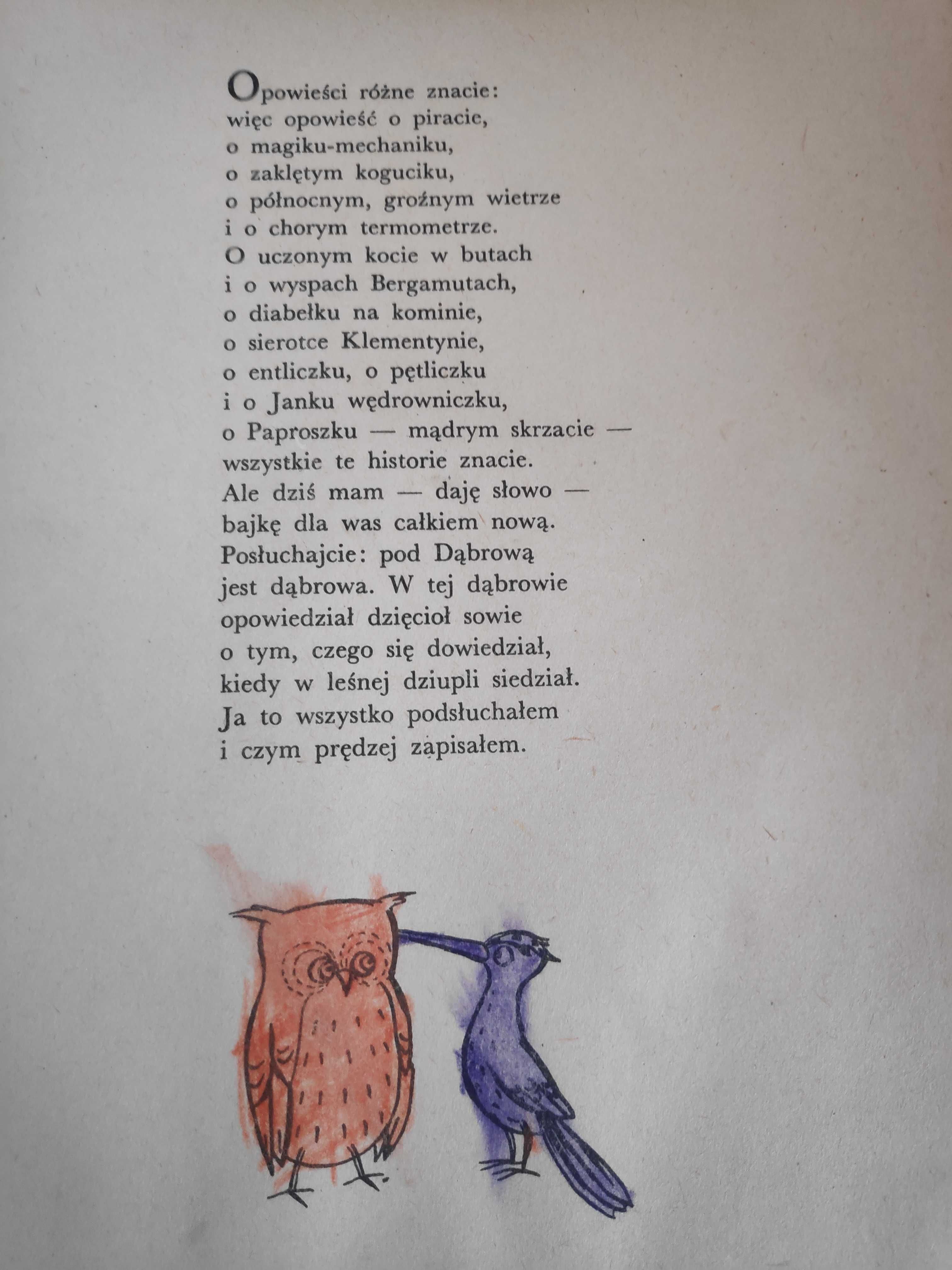 Opowiedział dzięcioł sowie Jan Brzechwa