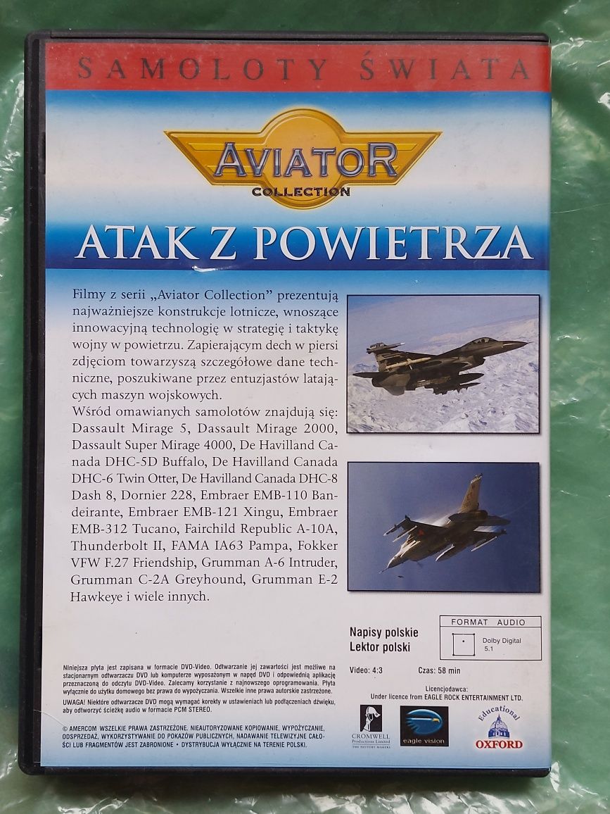 Płyta DVD Film Samoloty Świata FA 22 RAPORT