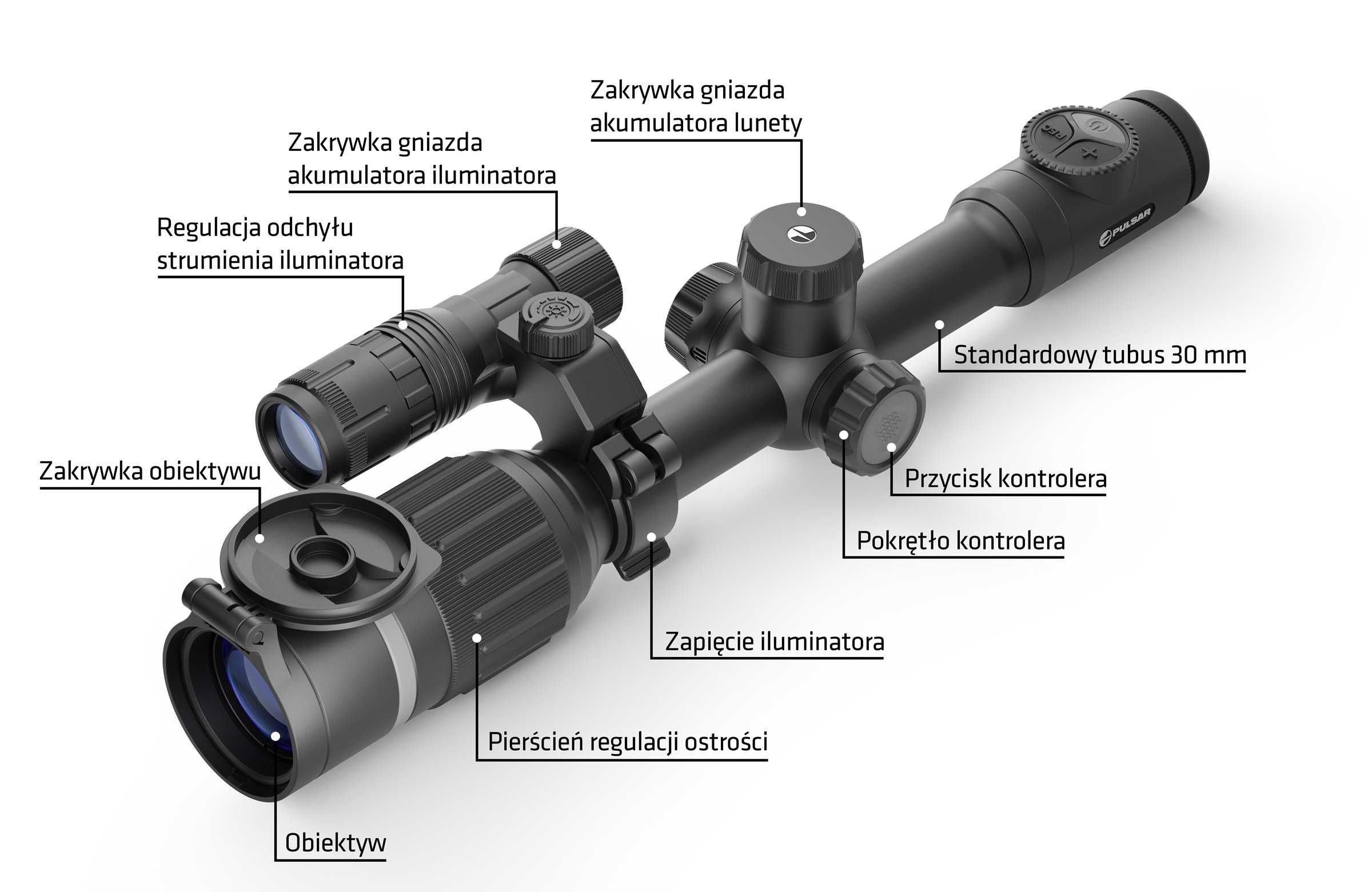 Luneta noktowizyjna Pulsar Digex C50 X940S z Wi-Fi