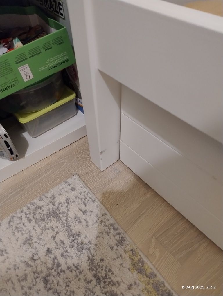 Cama juvenil com gaveta para colchão de 190*90