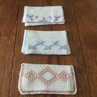 Bolsas guardanapo feita em crochet novas