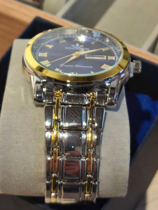 Piękny zegarek kwarcowy a'la Rolex President NOWY na prezent 69 zł