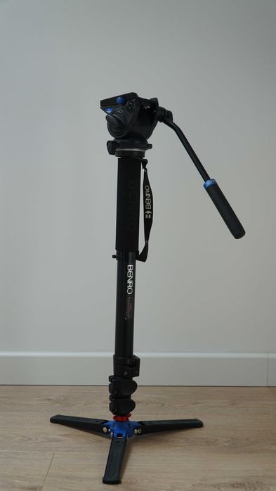 Monopod Benro A48FD + Głowica Benro S4