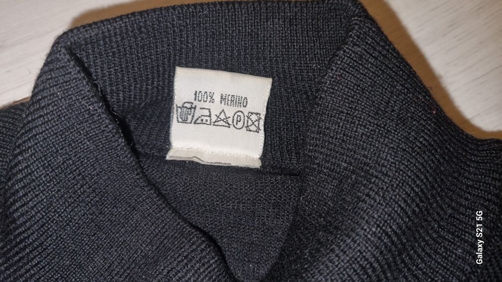 Fabiani damski sweter wełniany marino wool L