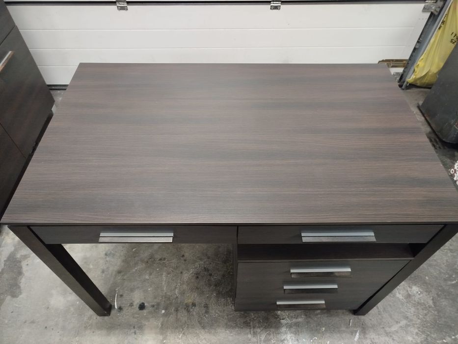 Zestaw mebli Wenge (biurko, komoda, szafka)