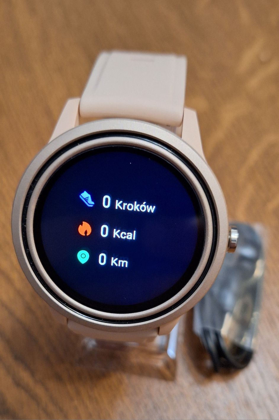 Inteligenty damski smartwatch zegarek Polski język - wiadomości, puls