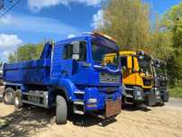 MAN TGA 28.480 6x4/4 Kipper Wywrotka czołownica do pługa