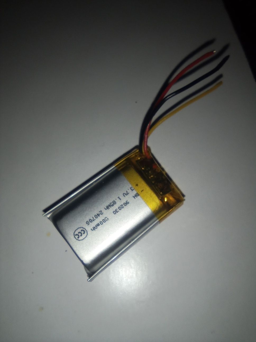 Литий-ионный аккумулятор 500mah 3.7v новый