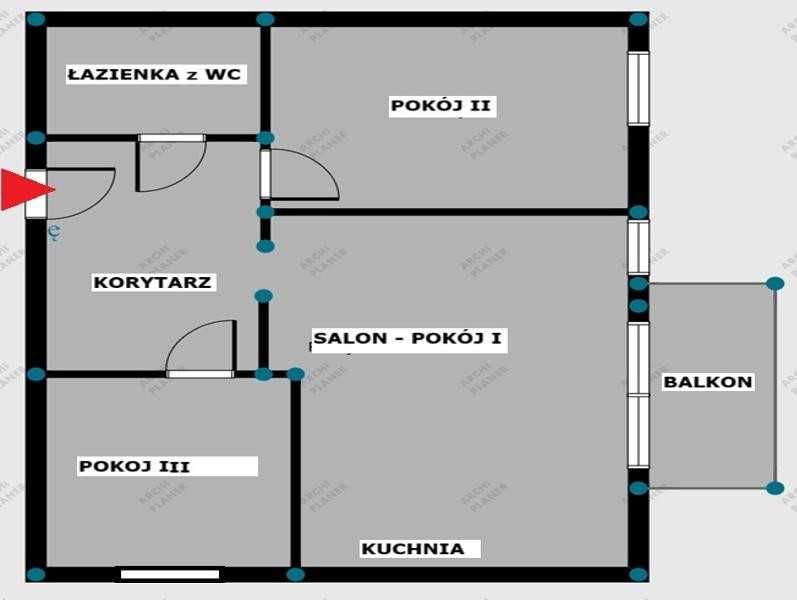 3 pokoje | Duża kuchnia | Balkon I Parking Podolany Druskienicka