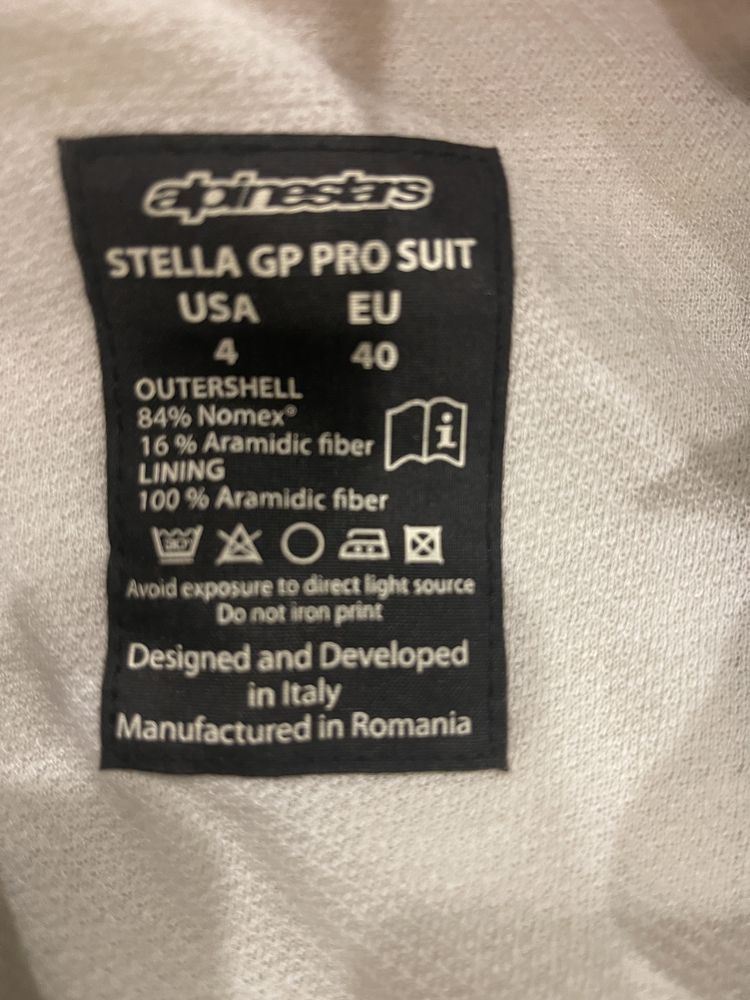 FATO FORMULA 1 ALPINESTARS STELLA GP