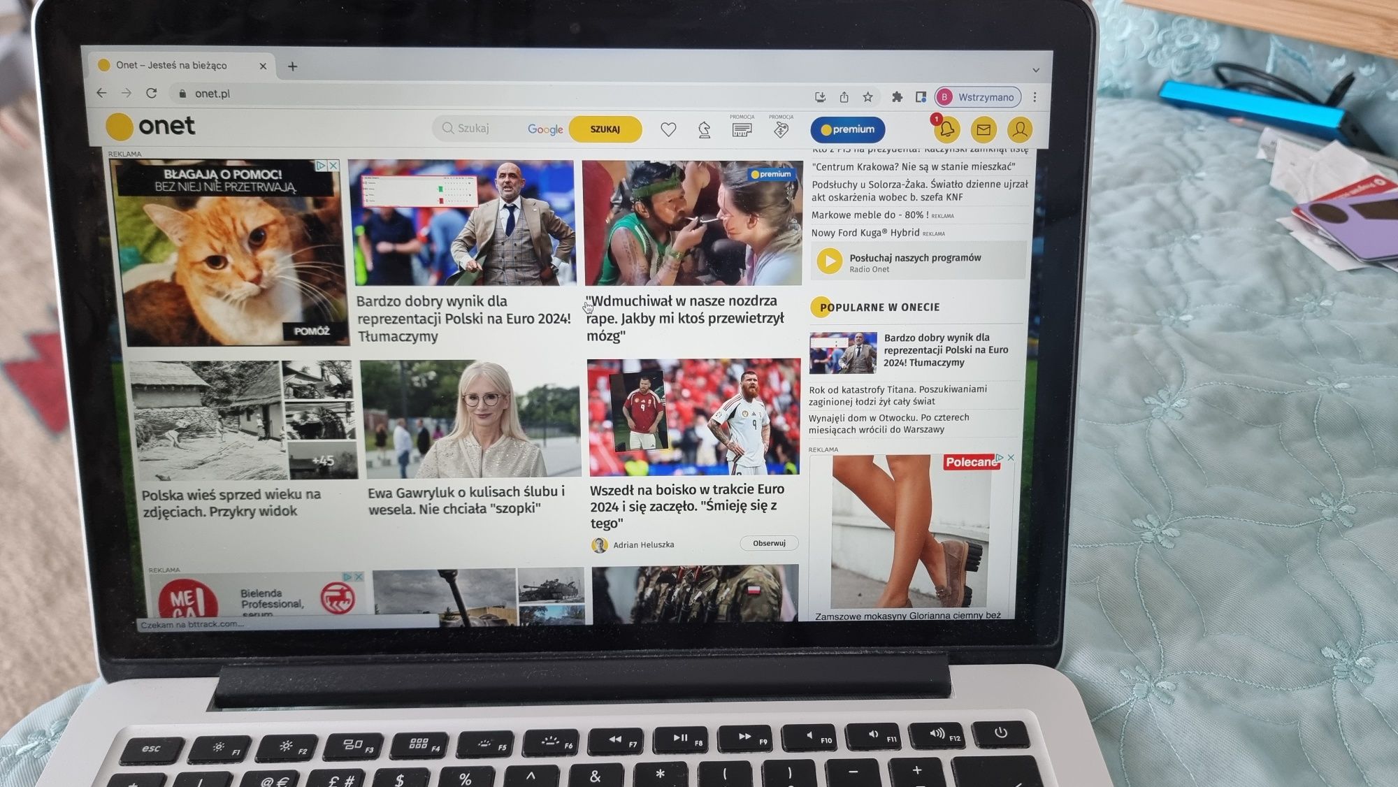Macbook Pro A1502 laptop komputer 13 cali 8 GB 125 GB Apple