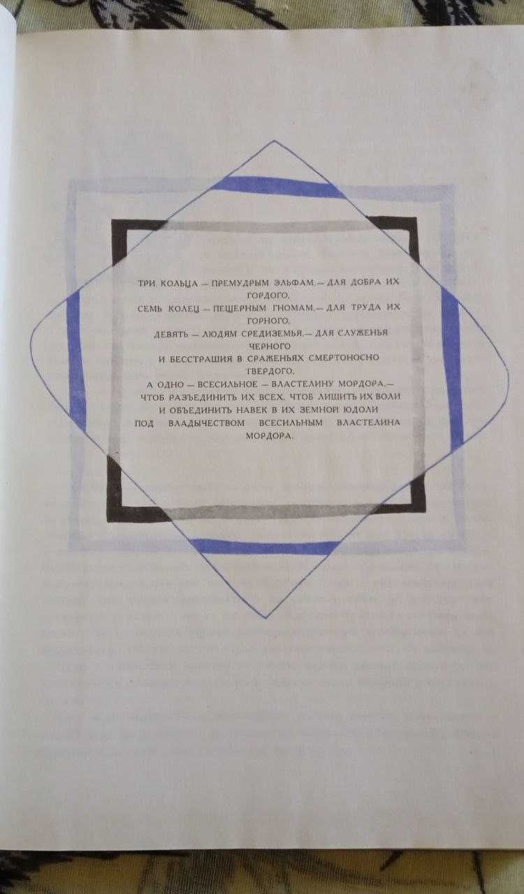 Д.Р.Р. Толкиен. Хранители. Издание 1982 года Властелин колец