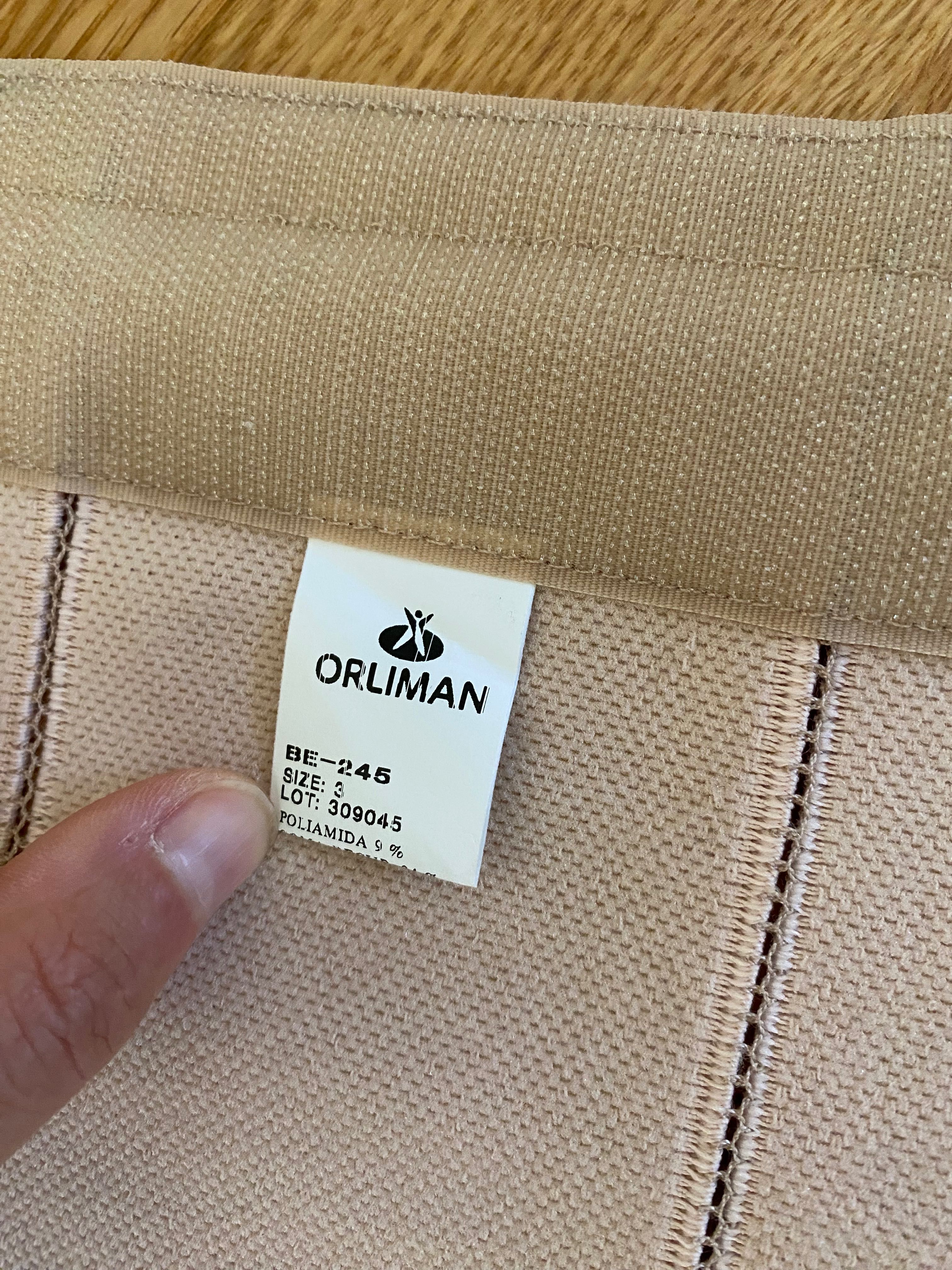 Faixa Elástica ORLIMAN Abdominal 3 Bandas