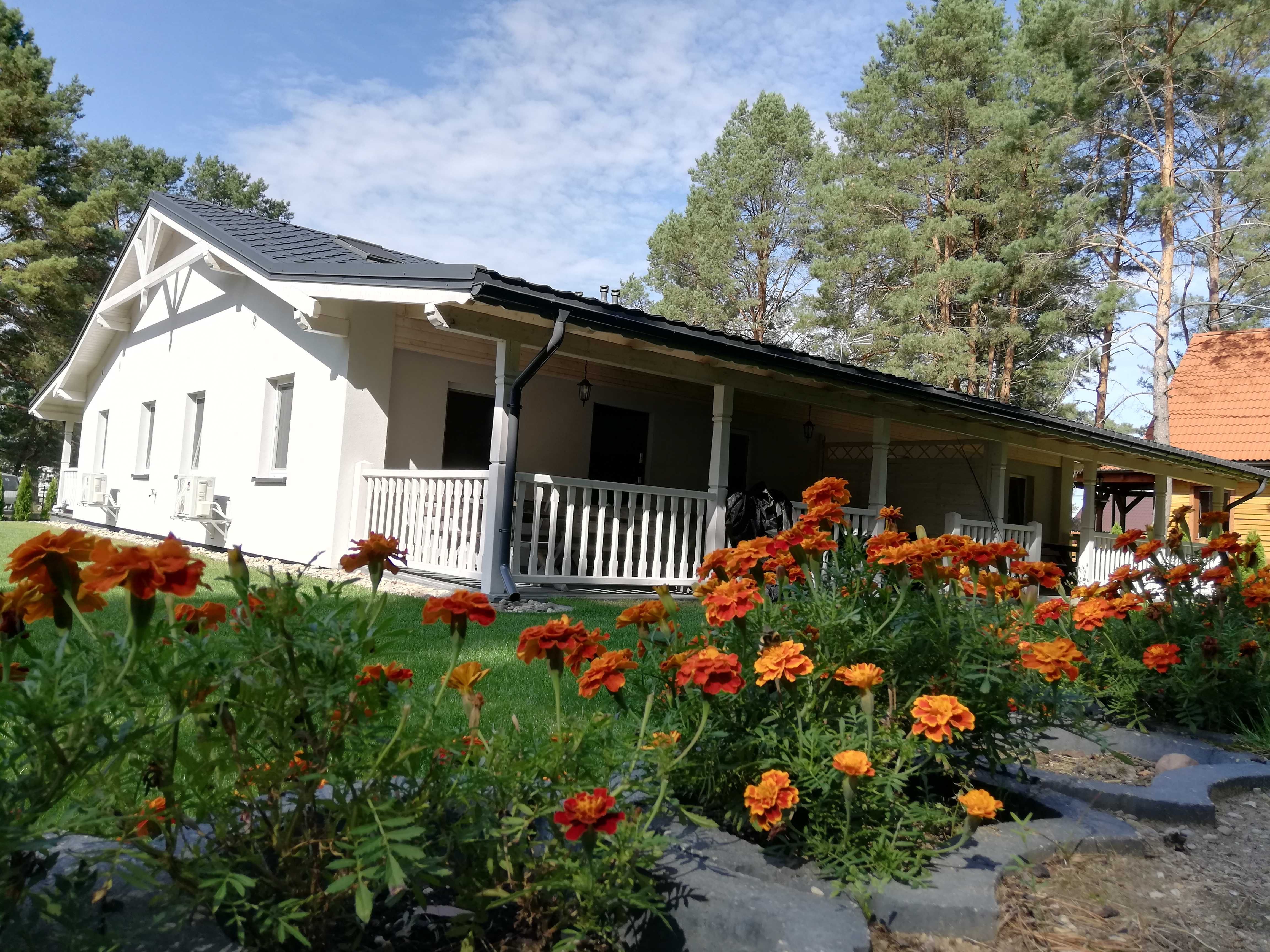 Mazury - apartamenty  4-8 os. plaża, jezioro, łowisko, las