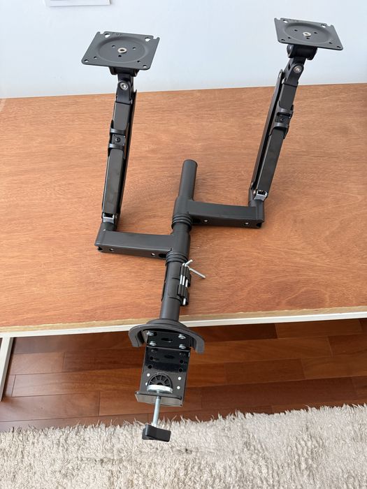 Suporte Duplo Articulado de Monitor para Secretária