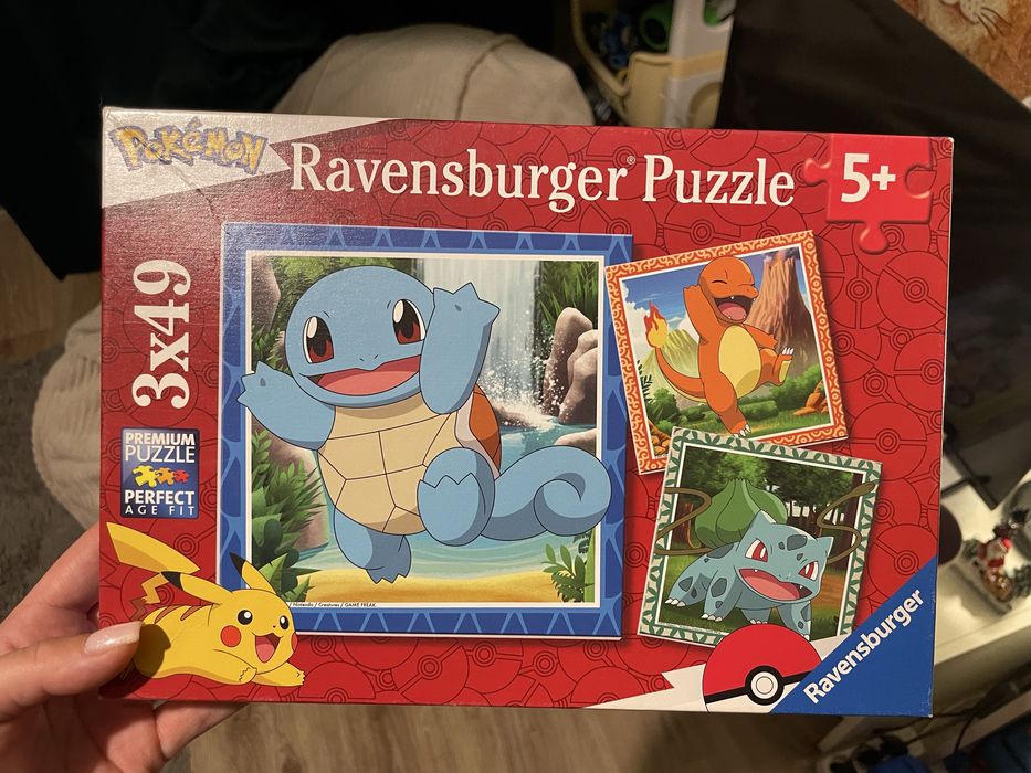 Zestaw gier i puzzli psi patrol pokemon