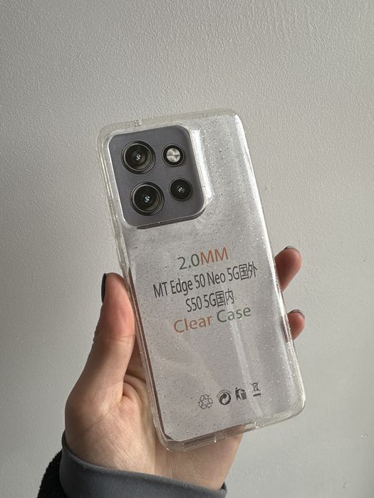 Etui brokat do MOTOROLA EDGE 50 NEO