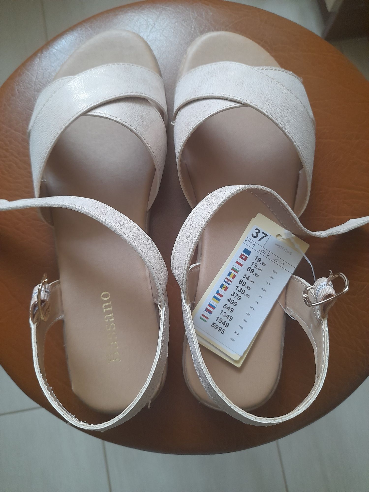 Buty letnie (sandały) damskie,rozm.37-NOWE