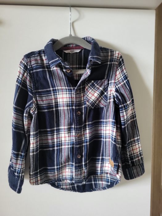 Koszula w kratę flanelowa