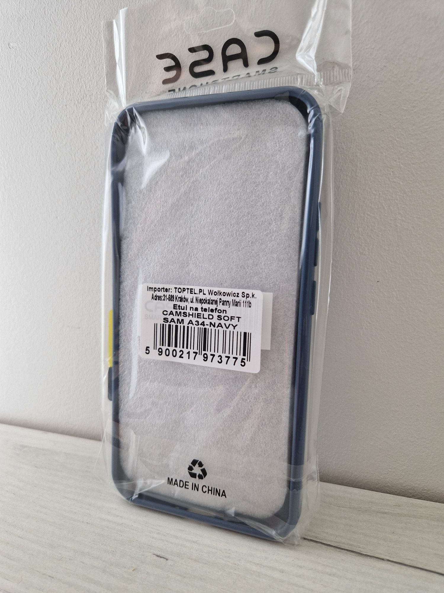 Camshield Soft do Samsung Galaxy A34 5G Granatowy