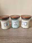 Свічка Woodwick: White Honey, Vanilla Bean,Magnolia Birch,
