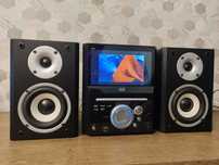 Wieża JGC M808D z DVD, USB, CD i kolumny
