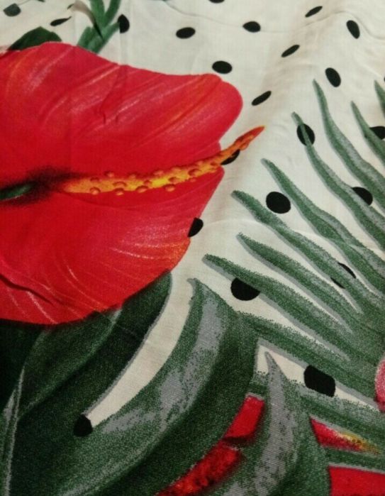 Пляжный халат -туника натуральная ткань