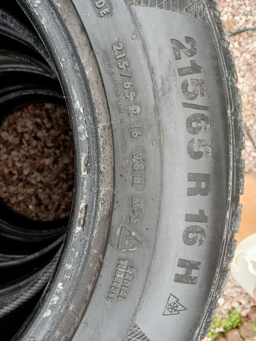 opony continental 215\65 R16 zima