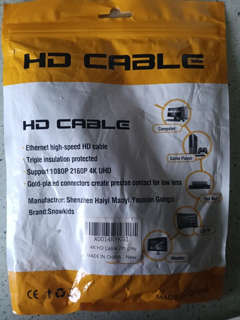 Kabel HDMI 2 metry