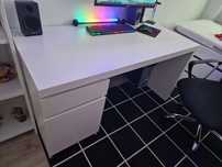 Biurko ikea malm 140x65