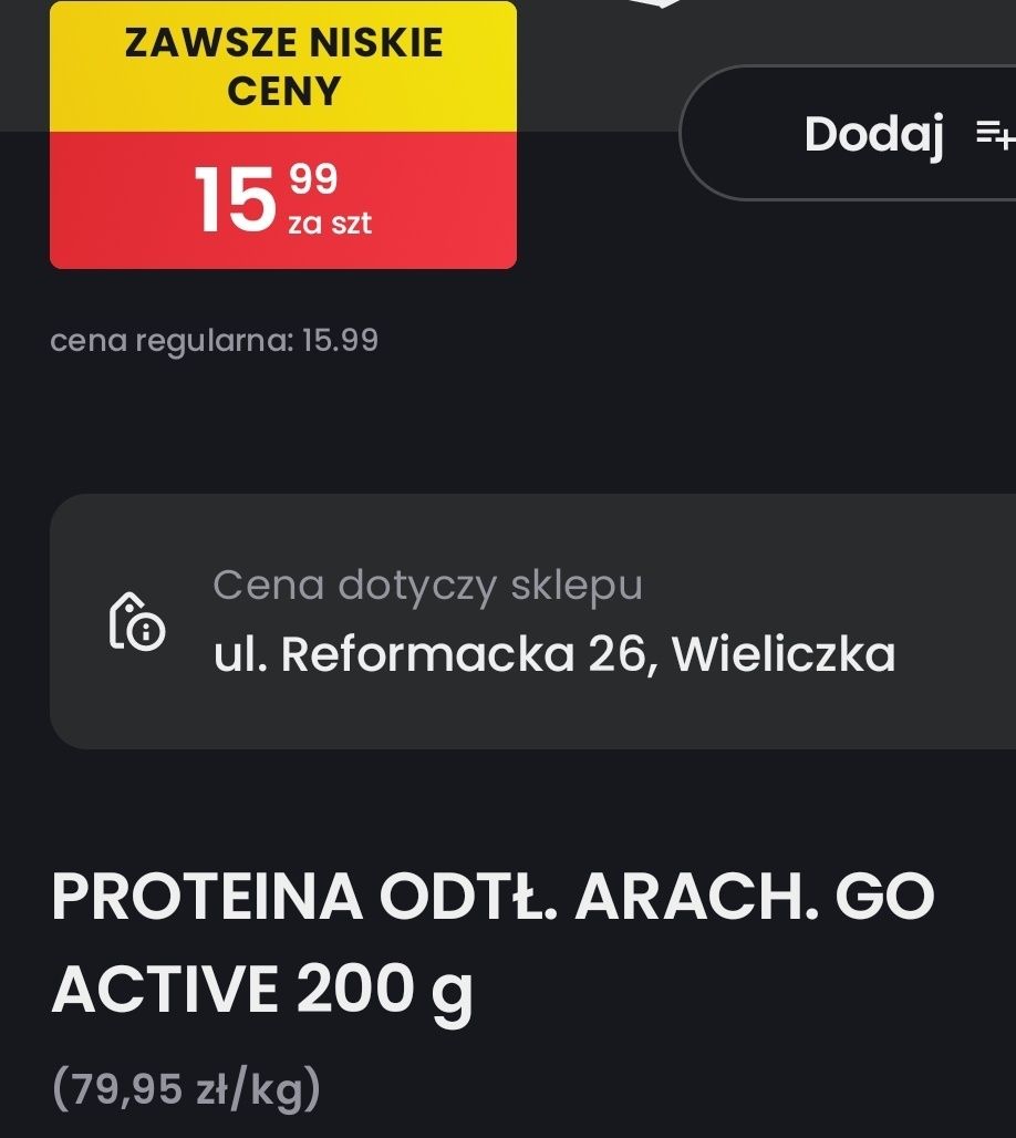 Go Active PEANUT BUTTER POWDER maslo orzechowe ODTŁUSZCZONE w proszku