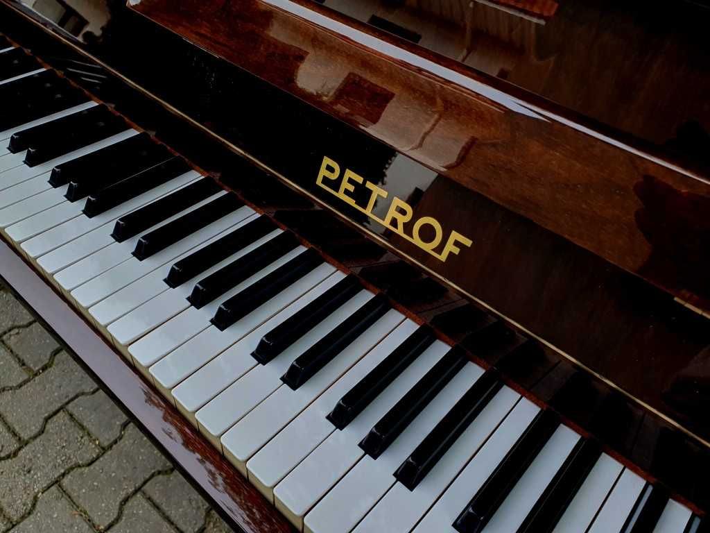 Pianino PETROF 106cm 1984r BRĄZOWY POŁYSK