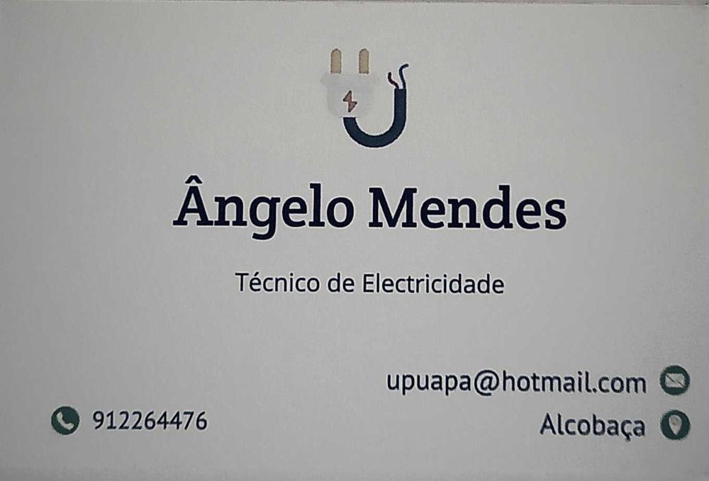 Faço trabalhos de eletricidade