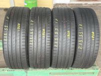 Шини резина 215 55 17 Continental 5-6mm 4шт. Лето летние