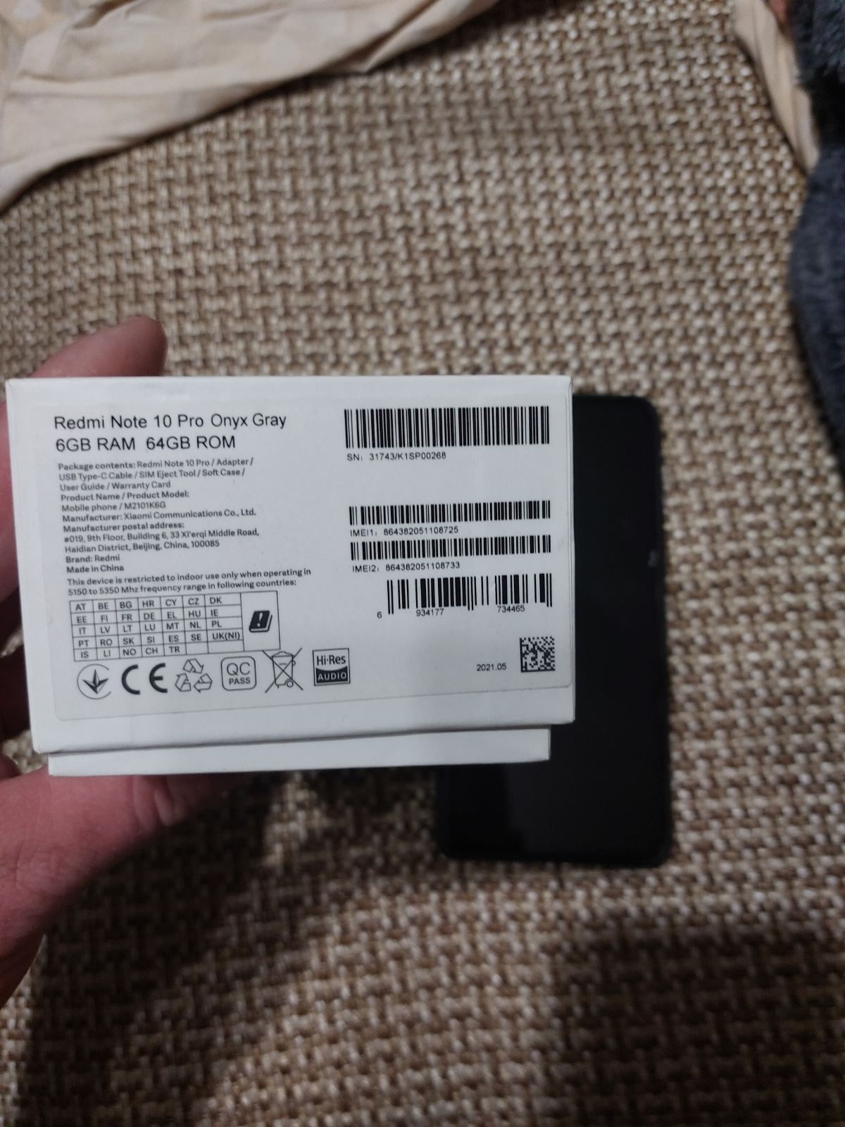 Продам redmi Note 10 pro