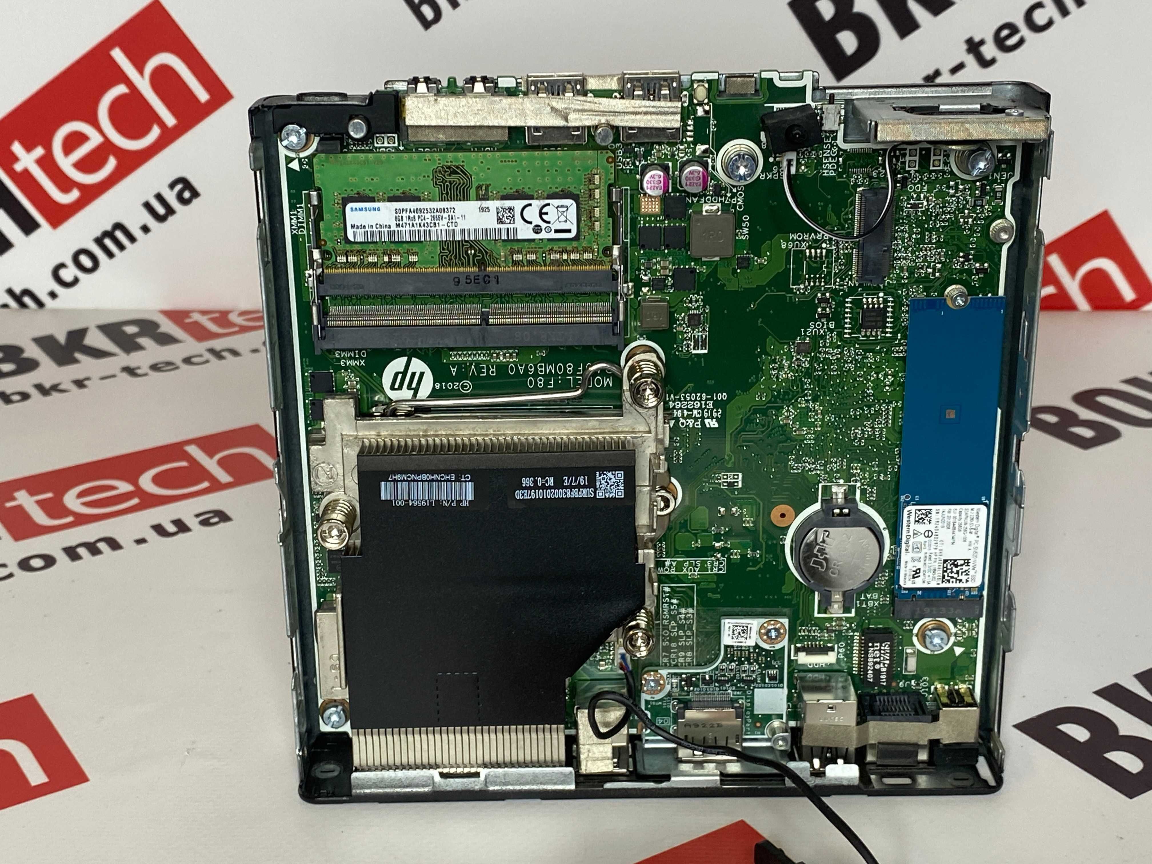 Комп'ютер HP ProDesk 400 G4 MiniPC i3-8100 ddr4 8Gb SSD 256G HD 630 HL