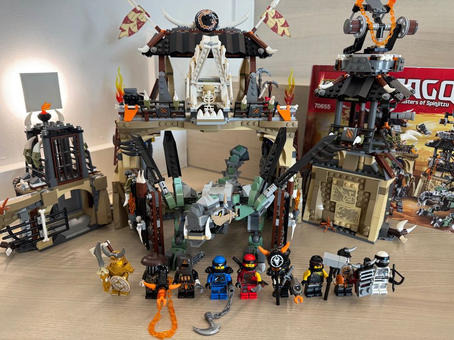 Aktualne. LEGO Ninjago 70655 Smocza jama KOMPLET + instrukcja