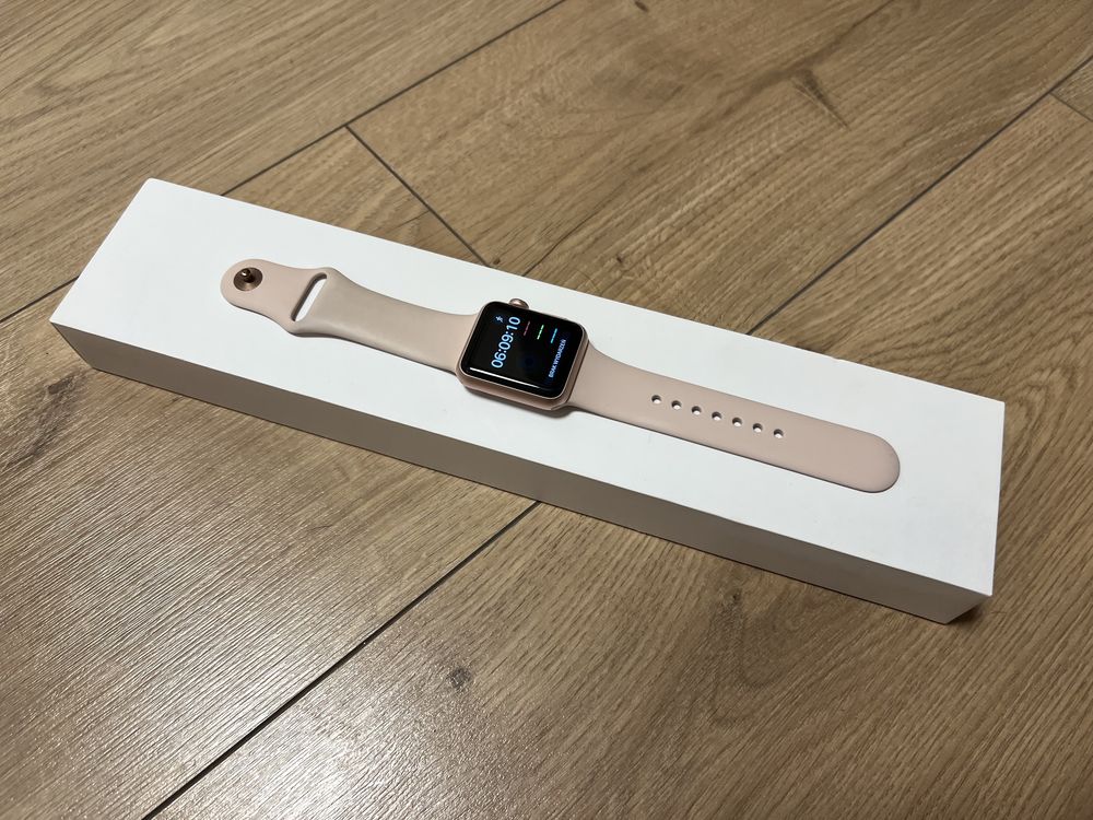 Idealny Apple Watch seria 1 38 mm ROSE GOLD w PERFEKCYJNYM stanie!