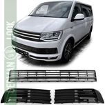 Grelha para-choque preta brilhante para VW T6 Multivan sem ACC 15 a 19
