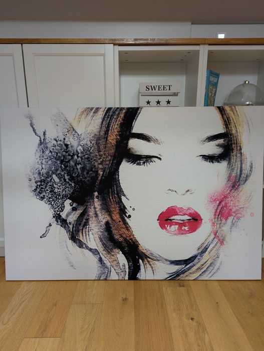 Obraz Portret Kobiety 120cm X 80cm