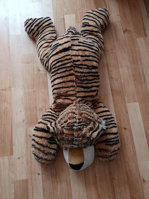 Nr415) duża długa maskotka tygrys poduszka przytulanka