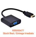 Conversor HDMI para VGA - Novo em embalagem