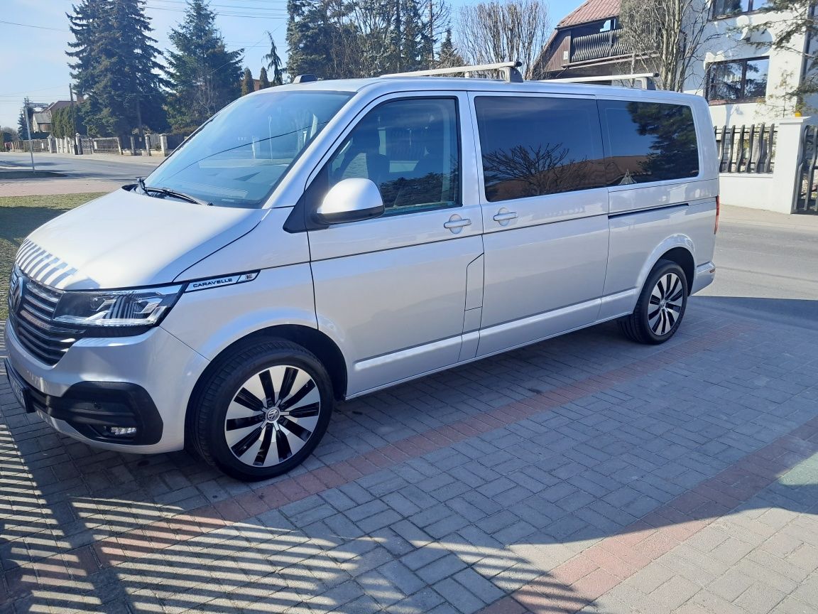 Vw t6.1 caravelle comfortline salon pl long bezwypadkowy