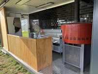 Kontener gastronomiczny z piecem do pizzy opalany drewnem FAKTURA VAT